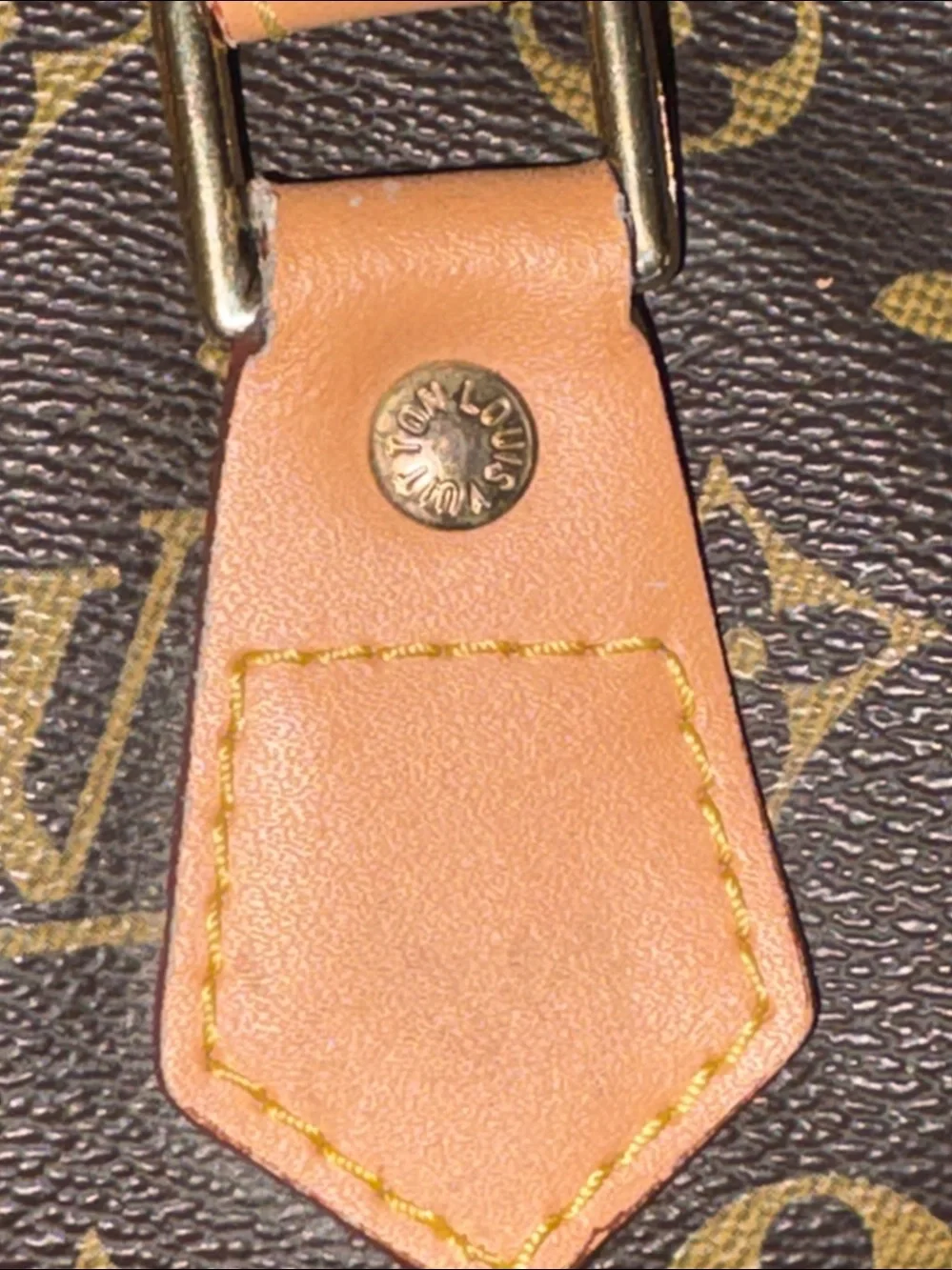 Vintage Louis Vuitton Monogram Canvas Speedy 30 Handbag-Vintage & has some wear